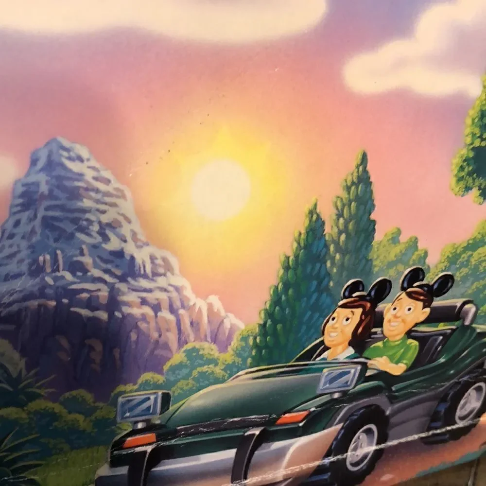Disney’s Autopia Chevron Ltd Ed 2000 Pull Back Car with Mouseketeers Driving.